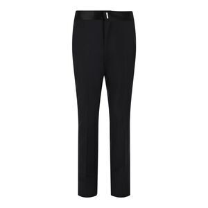Givenchy Satin Trimmed Trousers Blue Mens